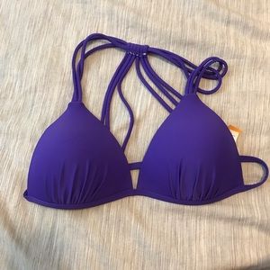 purple bikini top
